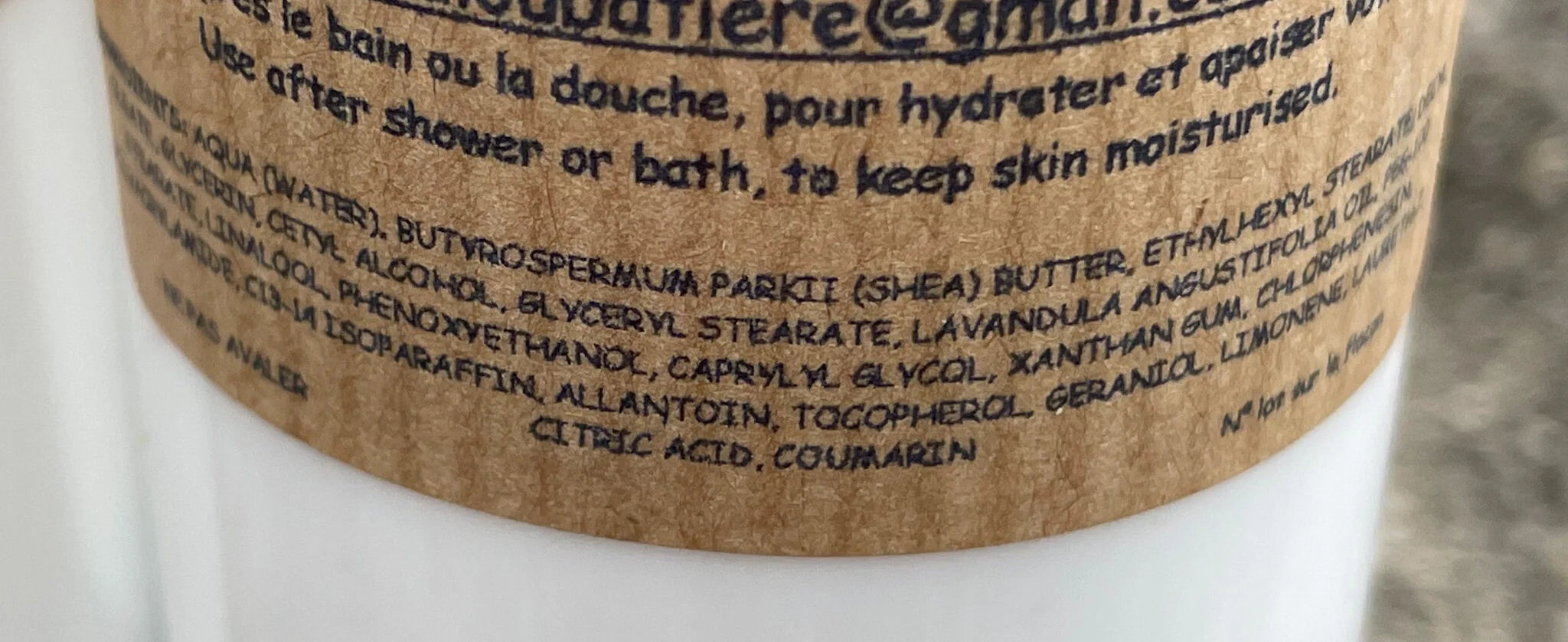 Organic Lavender Body Lotion from Provence, France - La Loubatiere