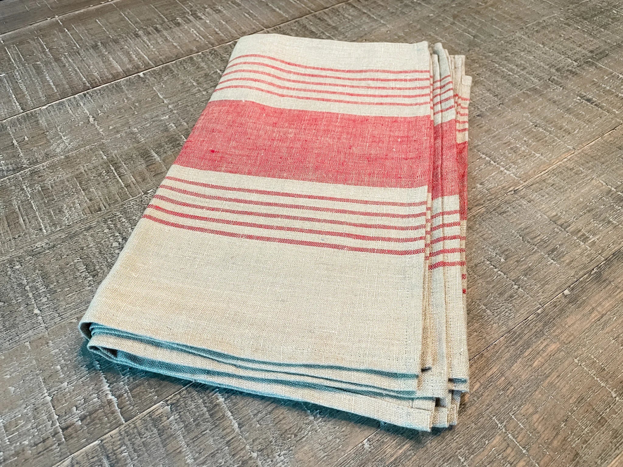 French Linen Placemats - Handmade in France - Set of 6