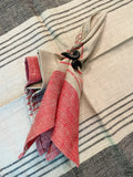 French Linen Napkins - Handmade in France - Set of 6, Large