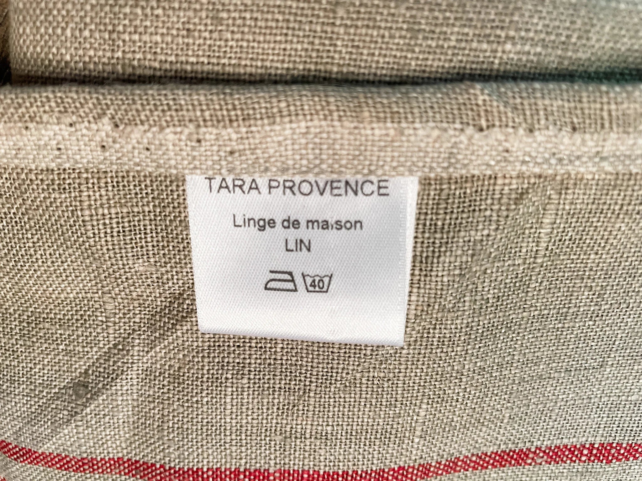French Linen Tablecloths - Handmade in France - Stripes