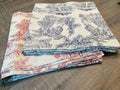 French Linen Tablecloths - Handmade in France - Toile and Floral
