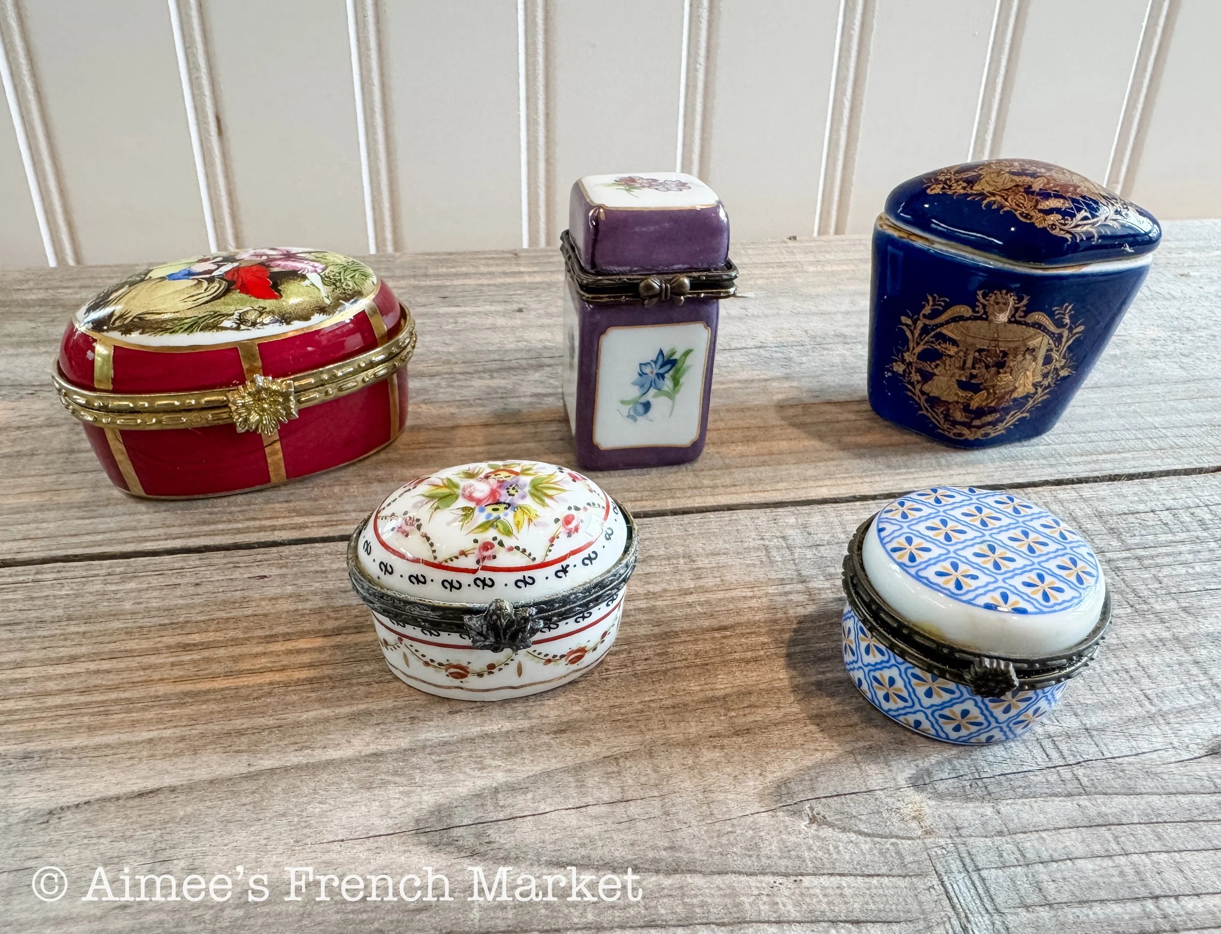 New Styles - Vintage Bijoux boxes - Great for Engagement!