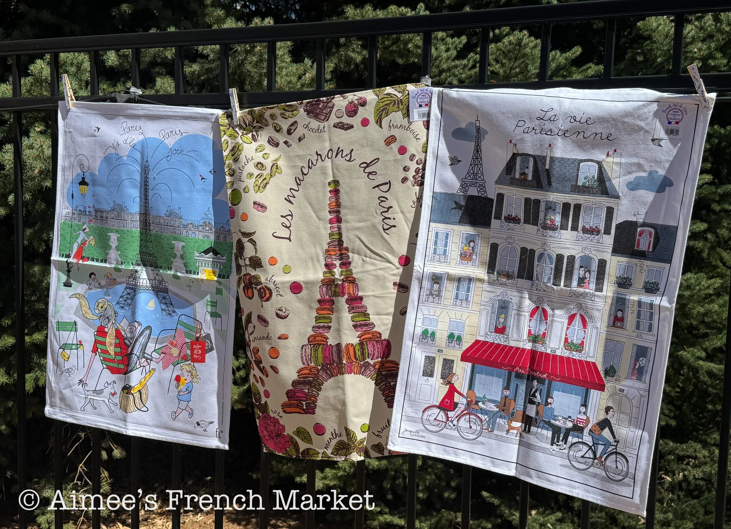 Paris Tea Towels - Made in France by Torchons & Bouchons