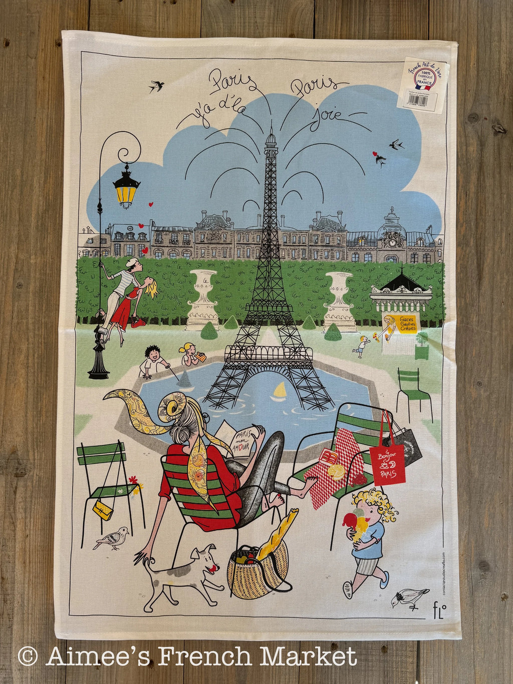 Paris Tea Towels - Made in France by Torchons & Bouchons
