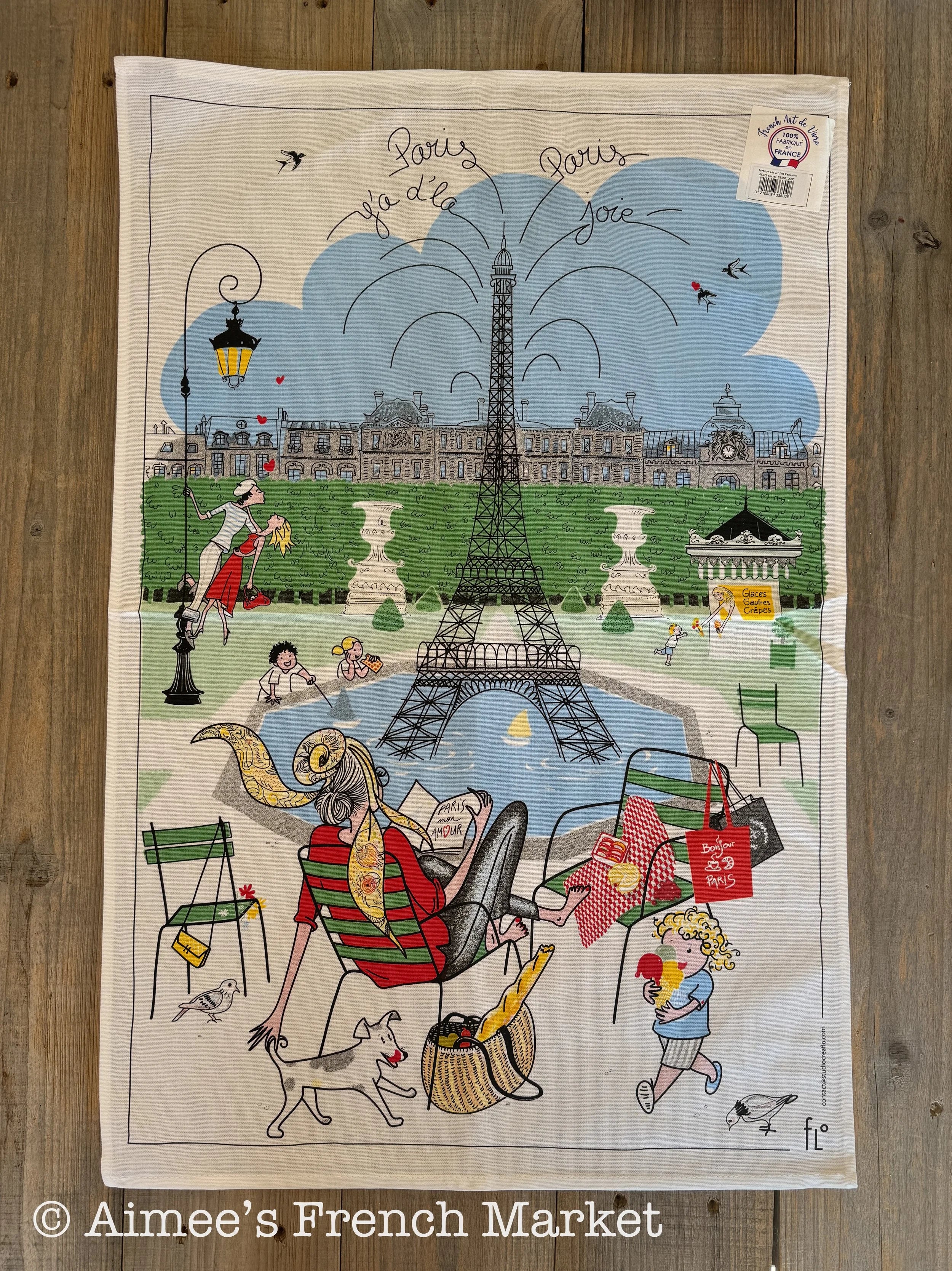 Paris Tea Towels - Made in France by Torchons & Bouchons