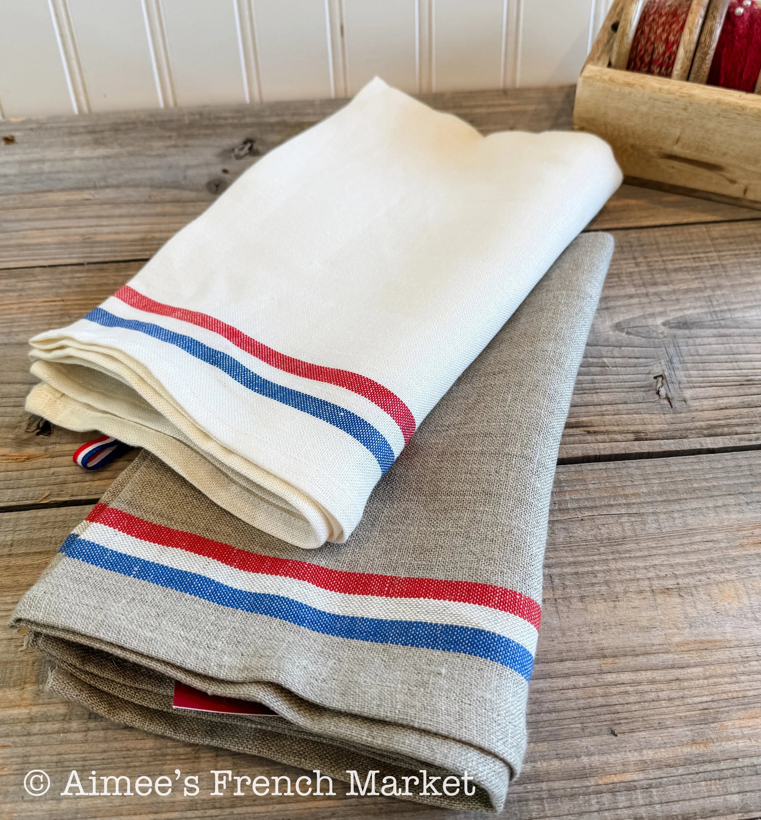 Coucke French Towels in French Colors