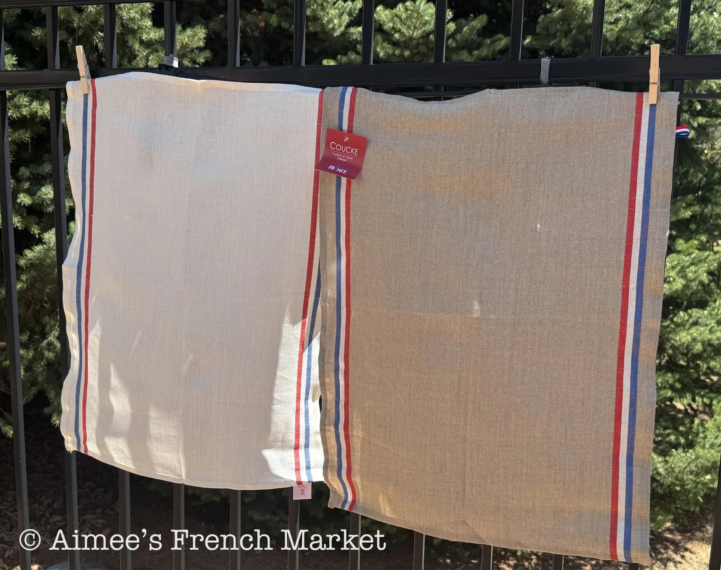 Coucke French Towels in French Colors
