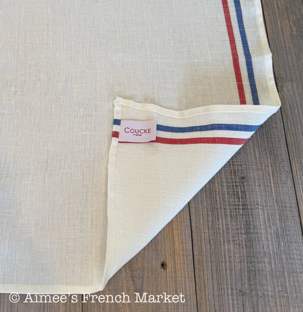 Coucke French Towels in French Colors