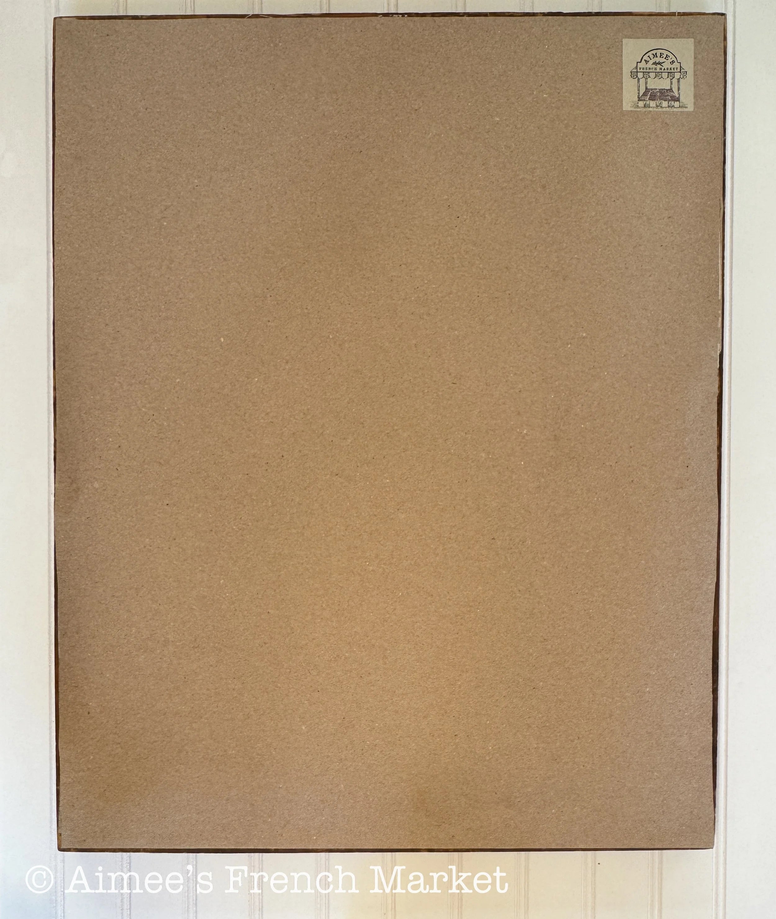 20% off - French Vintage Botanical with Antique French Frame - Large - No. 5
