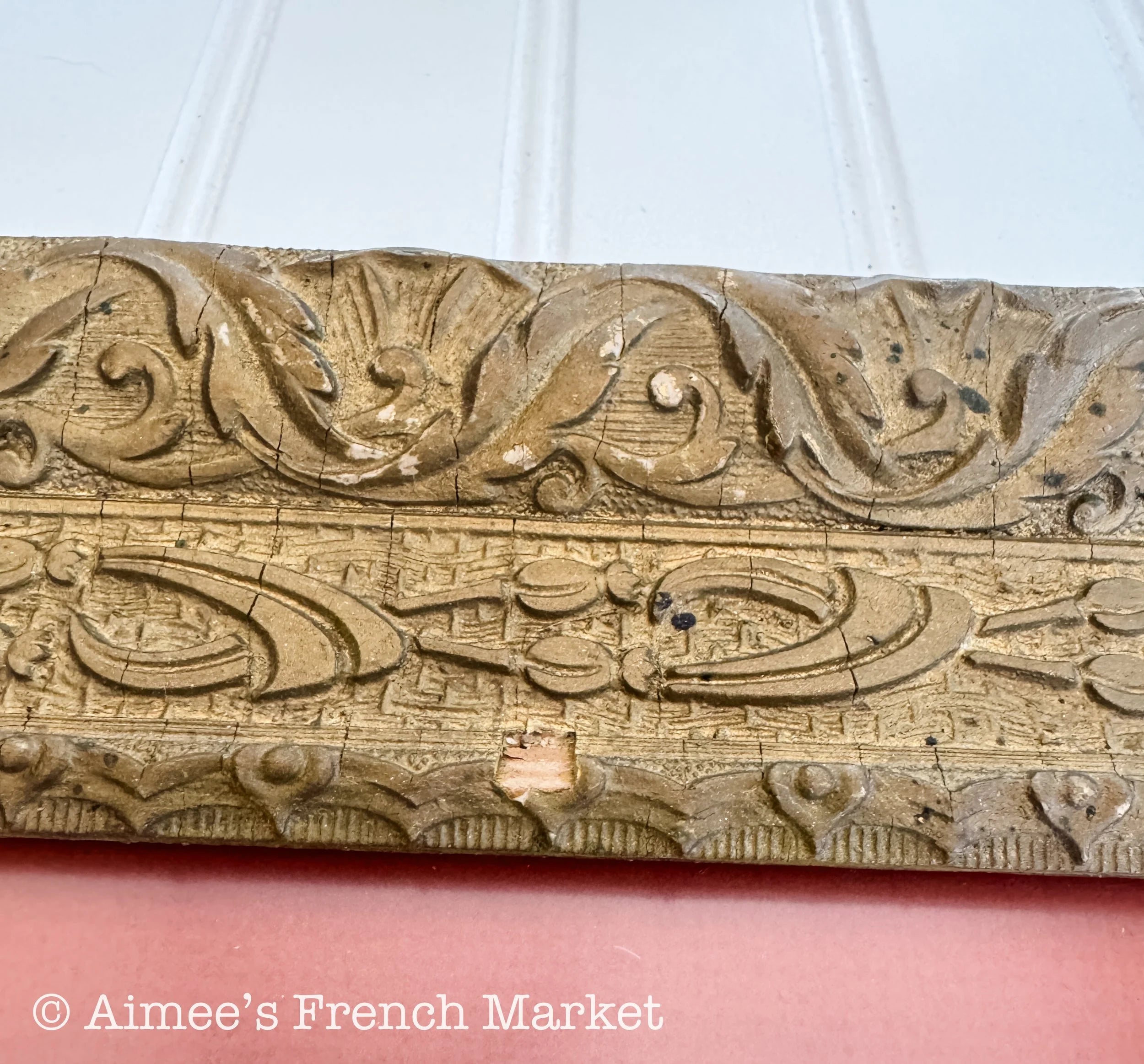 20% off - French Vintage Botanical with Antique French Frame - Large - No. 5