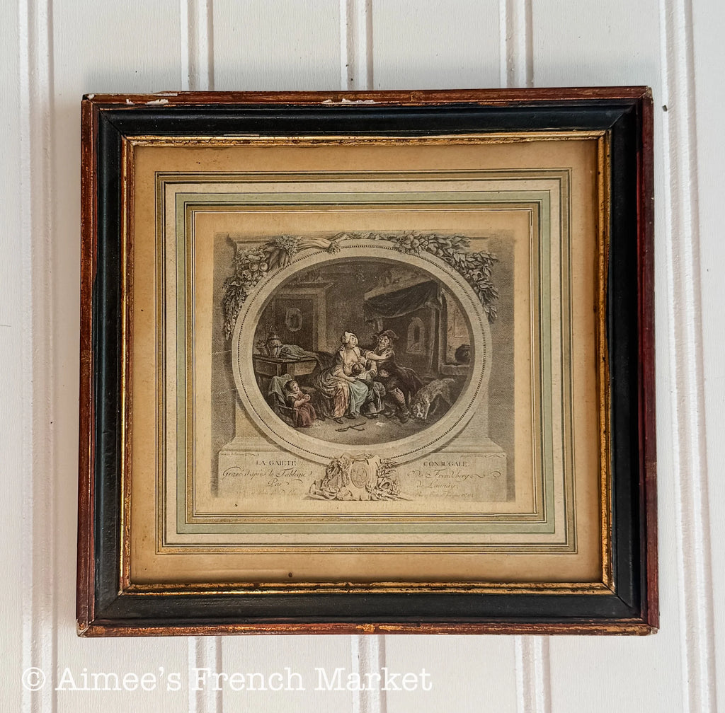 French Antique Museum-Quality Engravings by Nicolas de Launay, c. 1783/1778, Matching Pair, Rare and Extraordinary