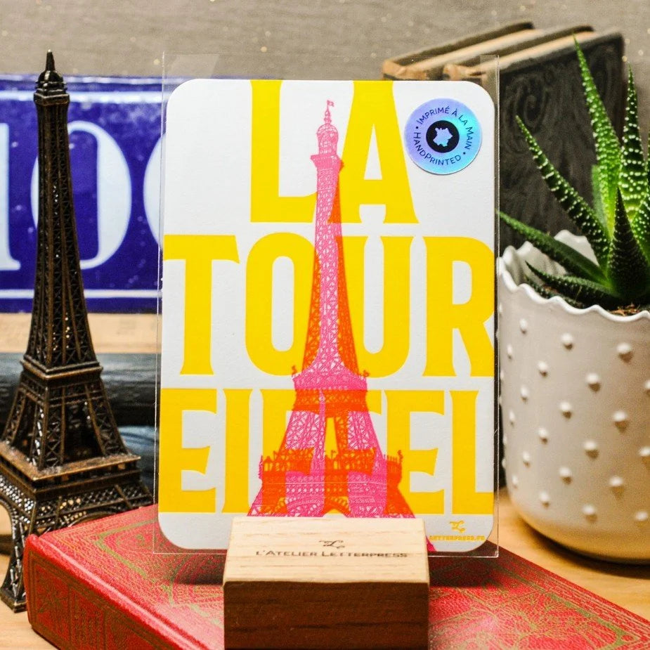 Paris in Bright Lights Cards from Vintage French Engravings, Set of 4  - Handmade in Paris
